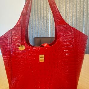 Red Brahmin bag